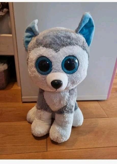 Ty Beanie Boo XL knuffel hond Slush - 42 cm, Ophalen of Verzenden, Zo goed als nieuw, Hond