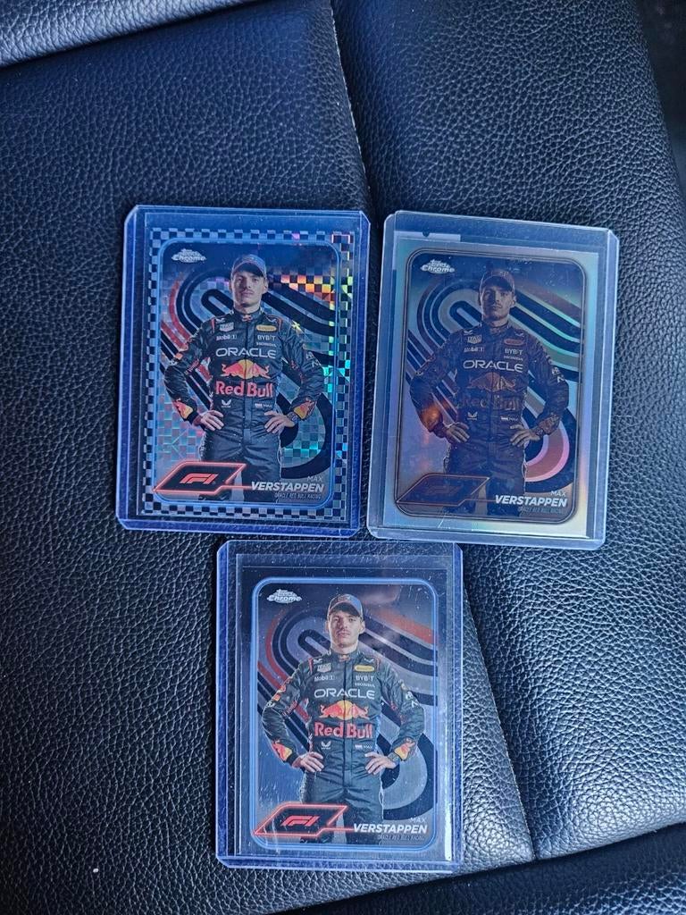 1 max verstappen portrait set topps chrome f1 2024 sepia che, Ophalen of Verzenden, Nieuw, Meerdere plaatjes