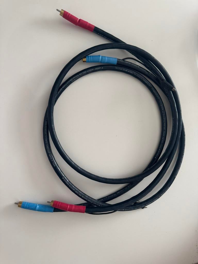 Cardas Audio Hexlink Series Golden Five 1,5m interlink, Audio, Tv en Foto, Ophalen of Verzenden, Zo goed als nieuw, Minder dan 2 meter