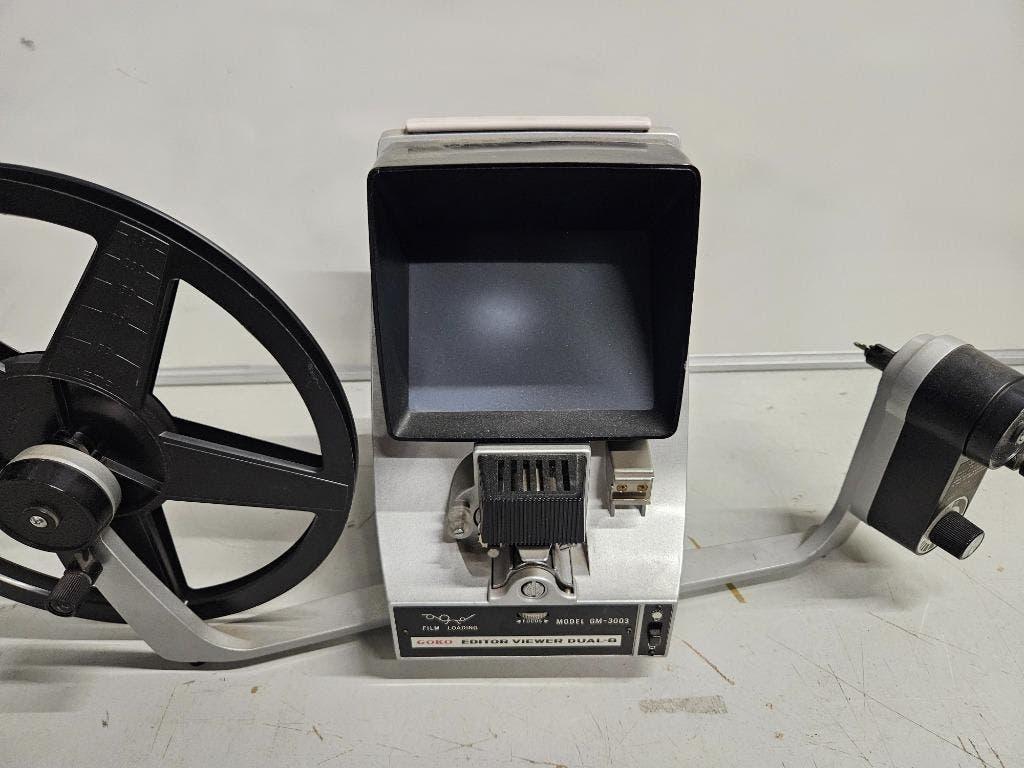 Goko, GM-3003 Dual8 8mm viewer film editor ``Vintage``, Verzamelen, Fotografica en Filmapparatuur, Ophalen
