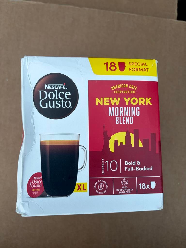 Nescafé Dolce Gusto New York Morning Blend 18 cups, Ophalen of Verzenden