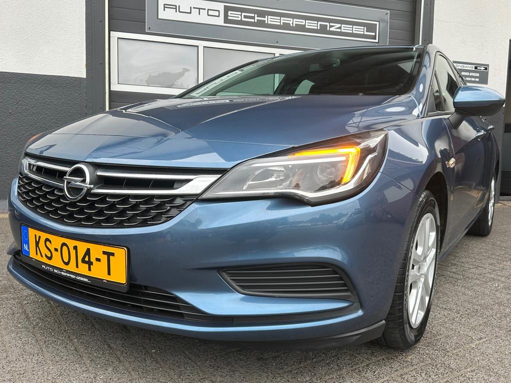 Opel Astra 1.0 Turbo Edition I AIRCO | 104dkm | LED | NL AUT, Stof, Gebruikt, Electronic Stability Program (ESP), Blauw