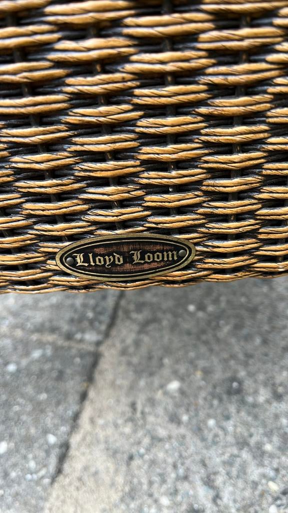 Lloyd Loom stoelen 6 stuks met kussen - Zo goed als nieuw, Huis en Inrichting, Stoelen, Gebruikt, Vijf, Zes of meer stoelen, Riet of Rotan