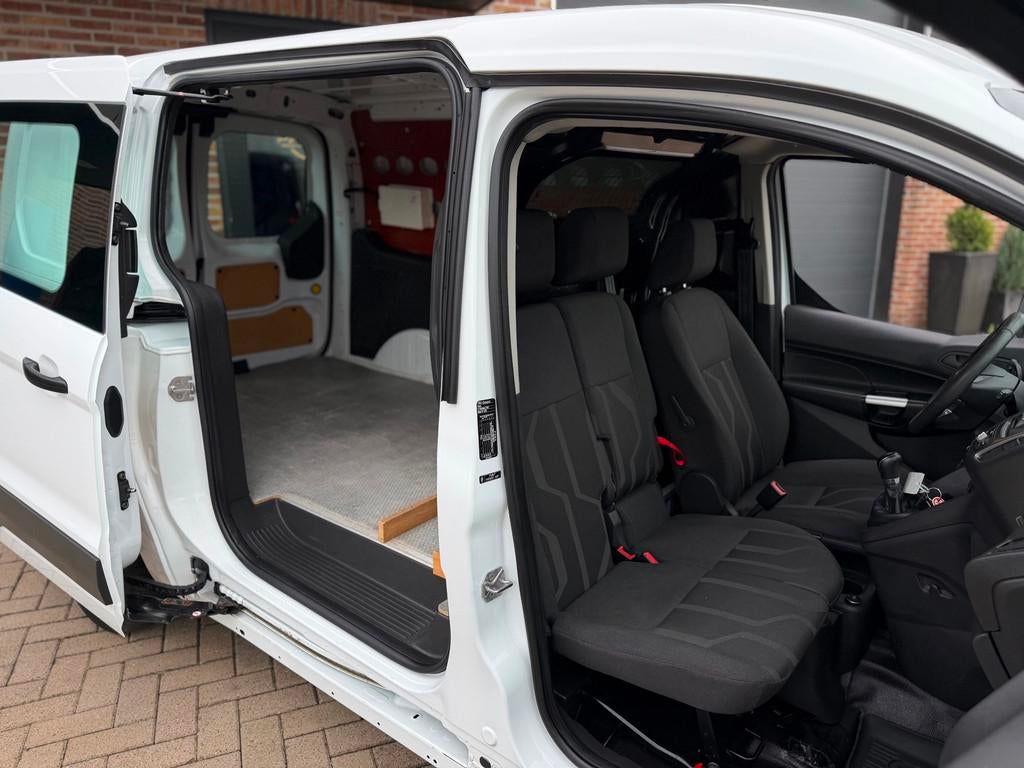 Ford Transit Connect 1.5 TDCI L2 Trend Lang 3 Persoons Airco, Auto's, Bestelauto's, 101 pk, Gebruikt, Euro 6, 4 cilinders
