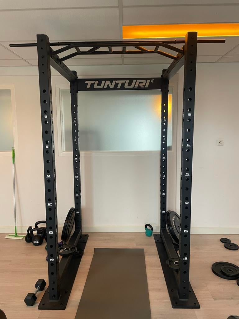 Tunturi Power Rack / Squat Rack, Sport en Fitness, Fitnessmaterialen, Ophalen, Gebruikt, Armen, Overige typen