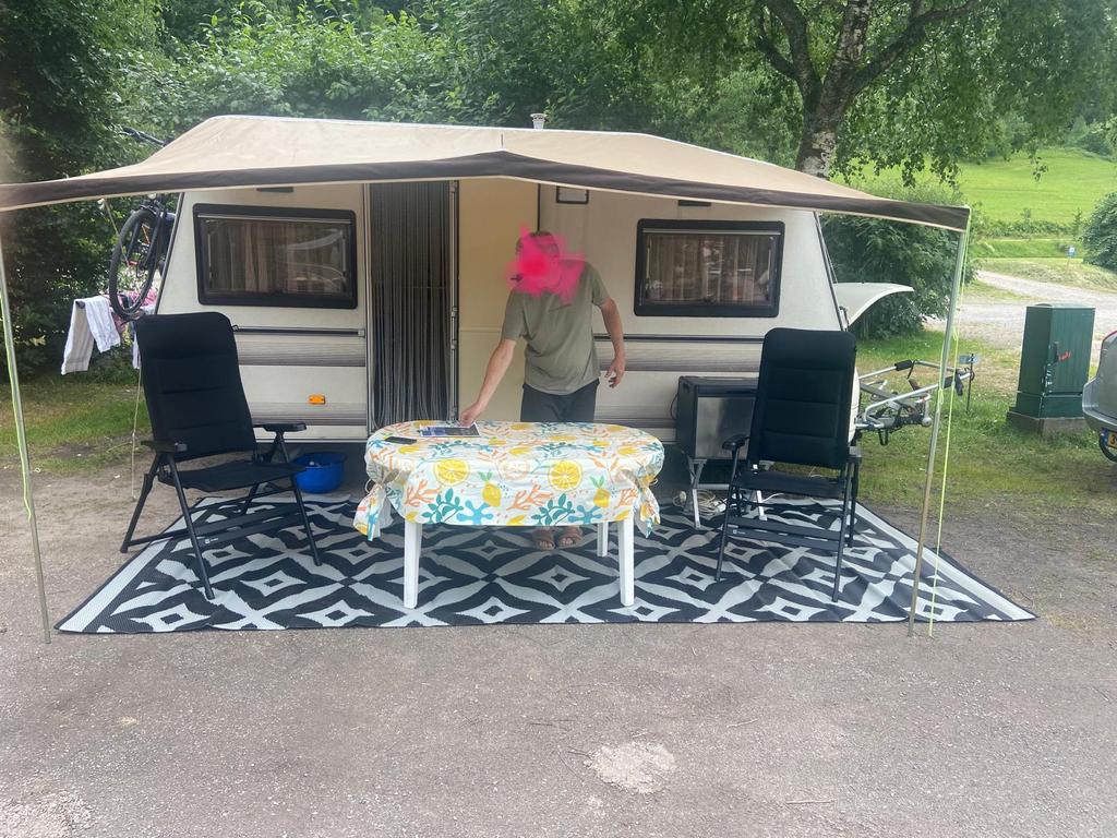 Caravan Homecar rally 442, Caravans en Kamperen, Home-car, Schokbreker, Vast bed, Treinzit