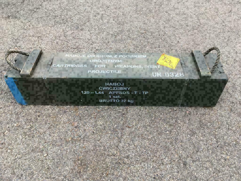 Legerkisten met huls van grote raket - patroon , decoratie, Ophalen of Verzenden