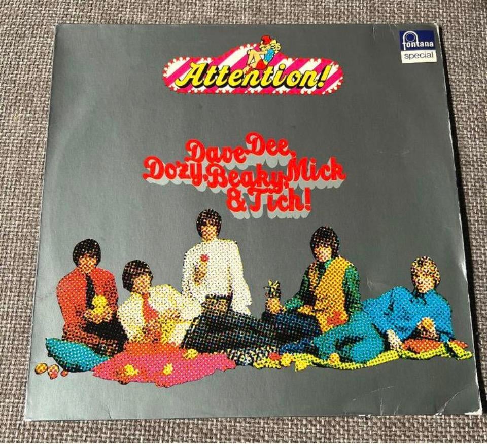 Lp Dave Dee Dozy Beaky Mick & Tich Attention, Ophalen of Verzenden, Zo goed als nieuw, 12 inch, Overige soorten