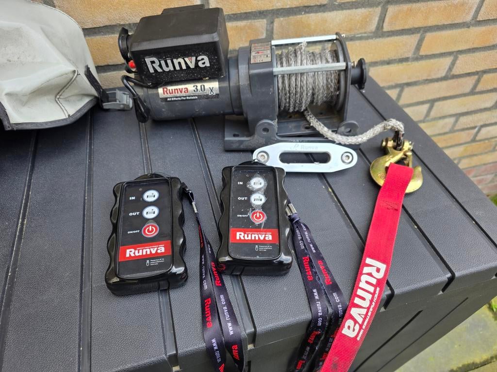 Electrische lier runva 3.0 x, Ophalen of Verzenden, Gebruikt, Overige typen