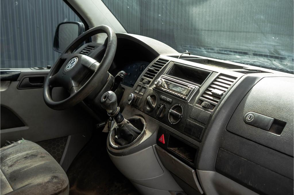 Volkswagen Transporter T5 1.9TDI | 1ste eigenaar | Airco | T, Auto's, Bestelauto's, Voorwielaandrijving, Zwart, 4 cilinders, Origineel Nederlands