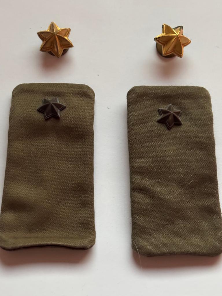 2 Schouder sets tweede LNT GVT & DT, Verzenden, Landmacht, Nederland, Kleding of Schoenen