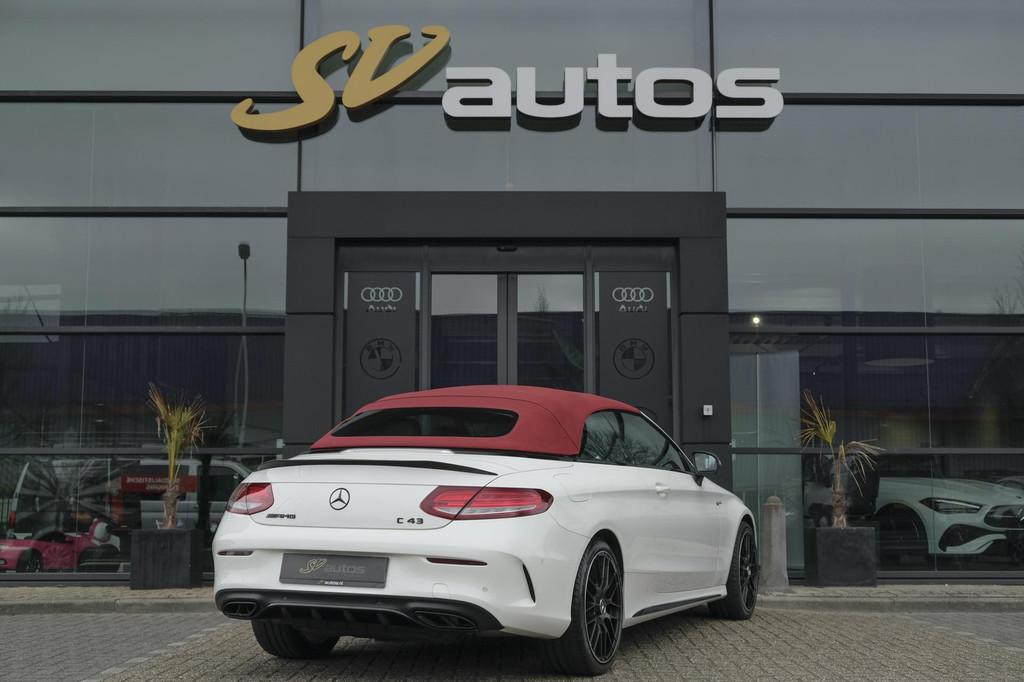 Mercedes-Benz C-klasse Cabrio C43 AMG 367pk 4MATIC Airscarf, Auto's, Mercedes-Benz, Automaat, Gebruikt, 1770 kg, 4 stoelen