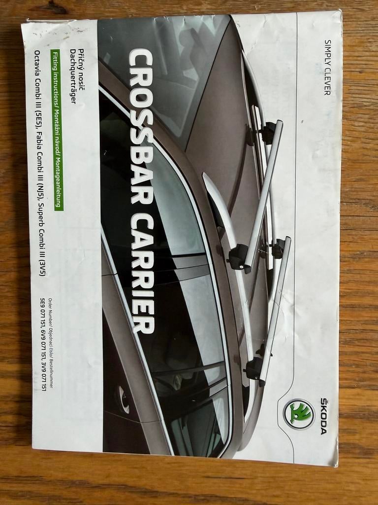 Imperiaal / Dakdragers voor SKODA Octavia, Fabia, Superb, Auto diversen, Dakdragers, Ophalen, Gebruikt