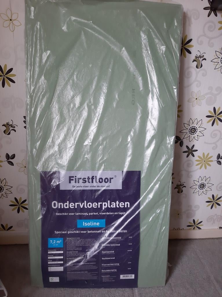 Firstfloor Isoline 7mm ondervloerplaten - 8 stuks, Ophalen, Overige typen, Nieuw, Minder dan 10 m²
