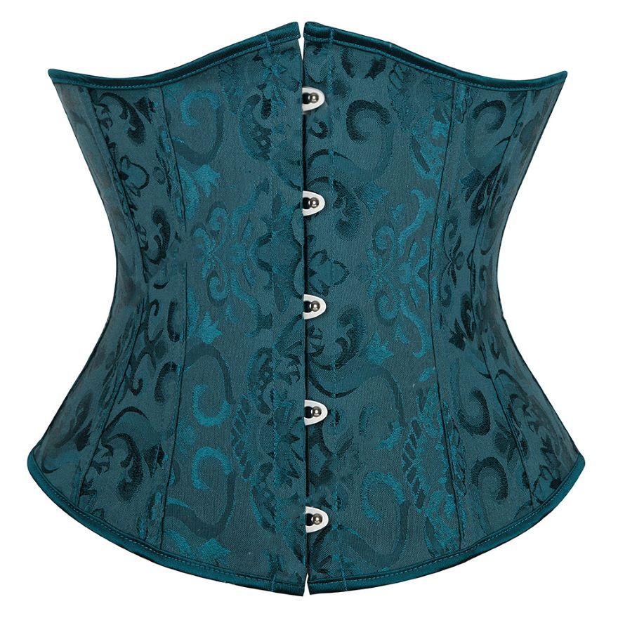 Turquoise korset bustier corset waist trainer dames vrouwen, Verzenden, Overige kleuren, Body of Korset
