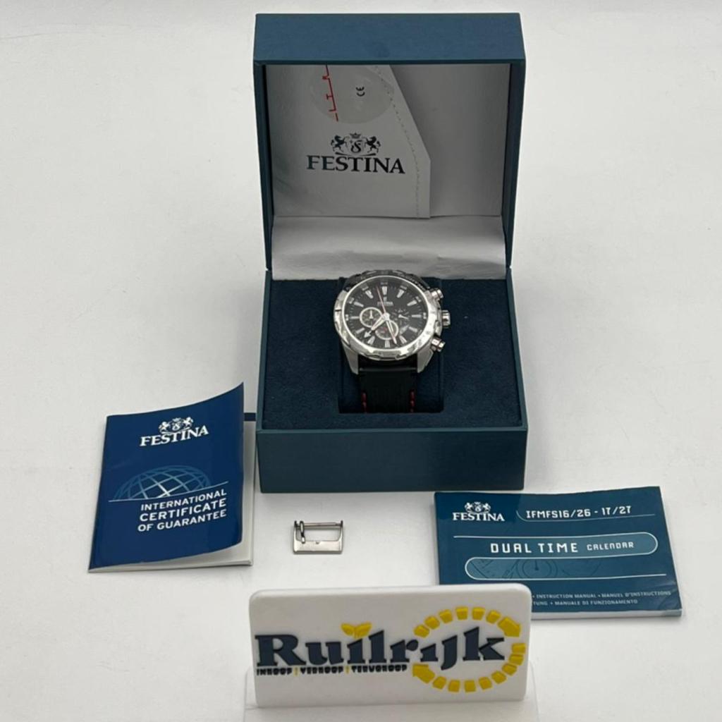 Festina F16489 Chronograaf Herenhorloge - Nette staat, Ruilrijk, Zo goed als nieuw, Info@ruilrijk.nl, Neerstraat 60, 6041 KD Roermond