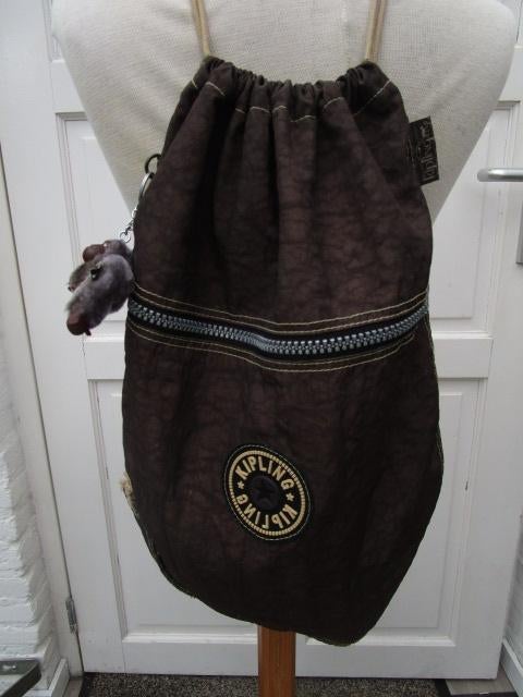 Kipling sport/zwem/rugtas met aapje Lutgard, Ophalen, Kipling, Zo goed als nieuw, Waterdicht