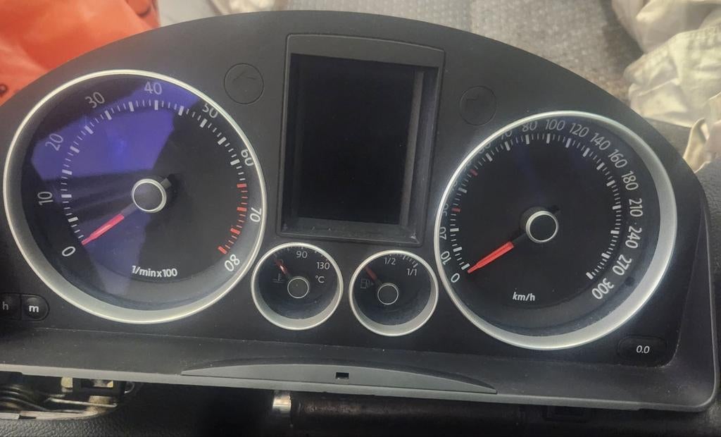 Golf 5 GTI tellerklok, Ophalen