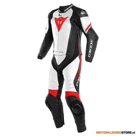 Dainese Laguna Seca 4 2-delig motorpak, Mat zwart-Wit-Rood, Ophalen of Verzenden, Nieuw met kaartje