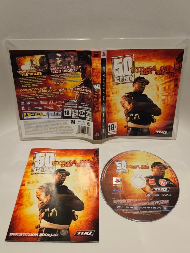 50 cent Blood on the Sand PS3, Avontuur en Actie, Vanaf 18 jaar, 1 speler, Ophalen of Verzenden