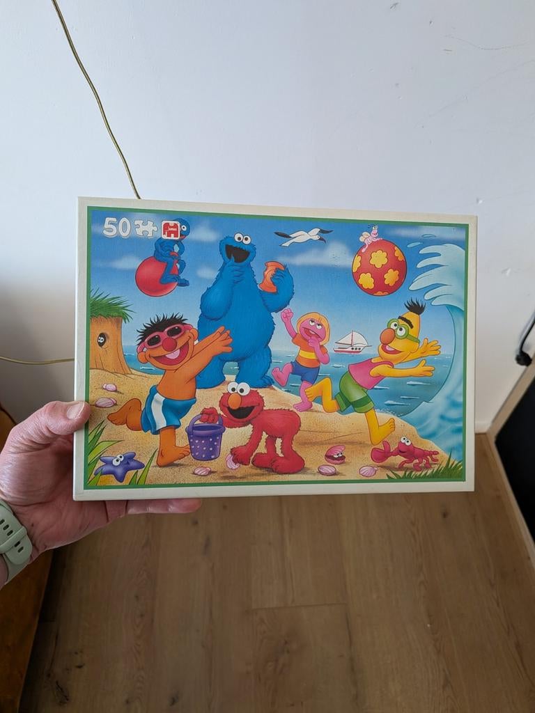 Bert en Ernie puzzel, Ophalen, 10 tot 50 stukjes