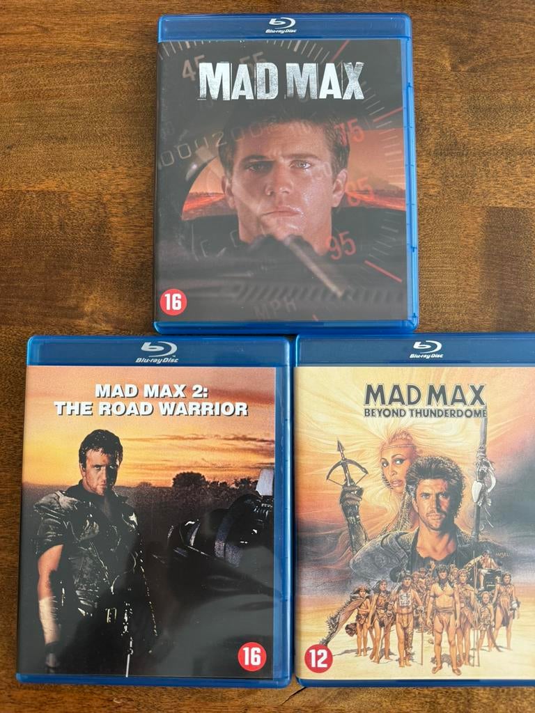 Blu Ray Mad Max, Mad Max 2 & Mad Max Beyond Thunderdome, Ophalen of Verzenden, Zo goed als nieuw, Actie