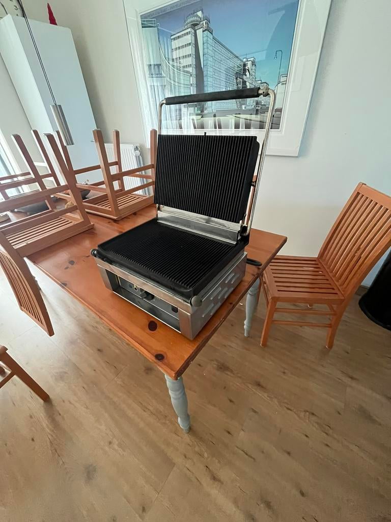 Contactgrill, Ophalen, Gebruikt