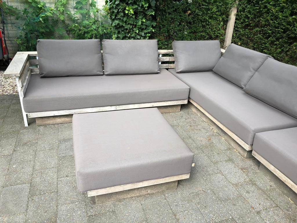 Loungebank, Tuin en Terras, Ophalen, Hout
