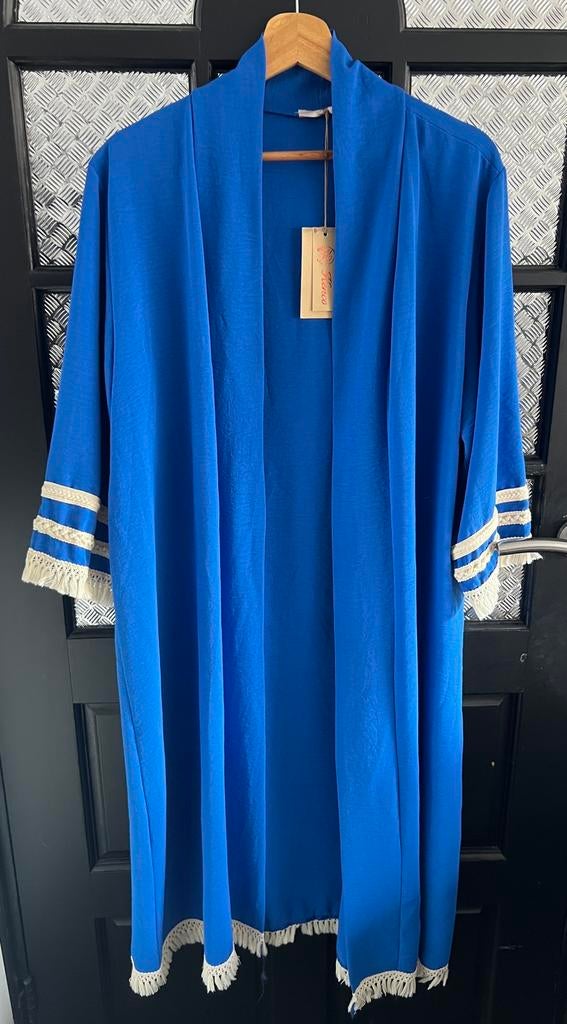 Kobalt blauw vest, Kleding | Dames, Grote Maten, Ophalen of Verzenden, Zo goed als nieuw, Blauw, Trui of Vest