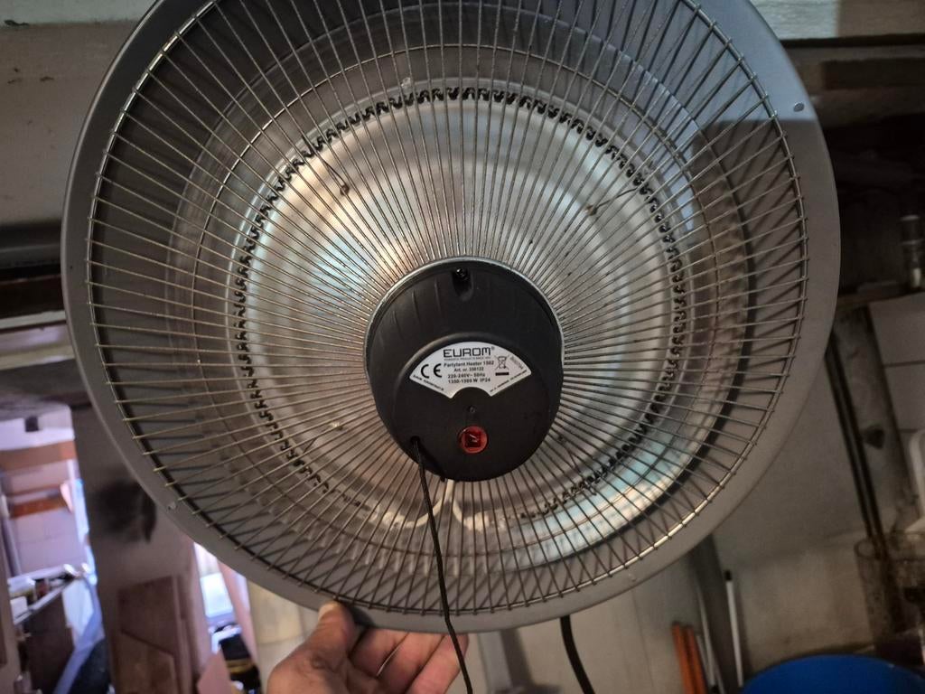 Eurom Heater 1350-1500W - Elektrische Terrasverwarmer, Ophalen of Verzenden