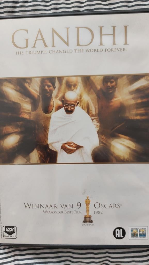 Gandhi DVD - Winnaar van 9 Oscars - Historisch Drama, Vanaf 12 jaar, Ophalen of Verzenden, Zo goed als nieuw, Historisch of Kostuumdrama