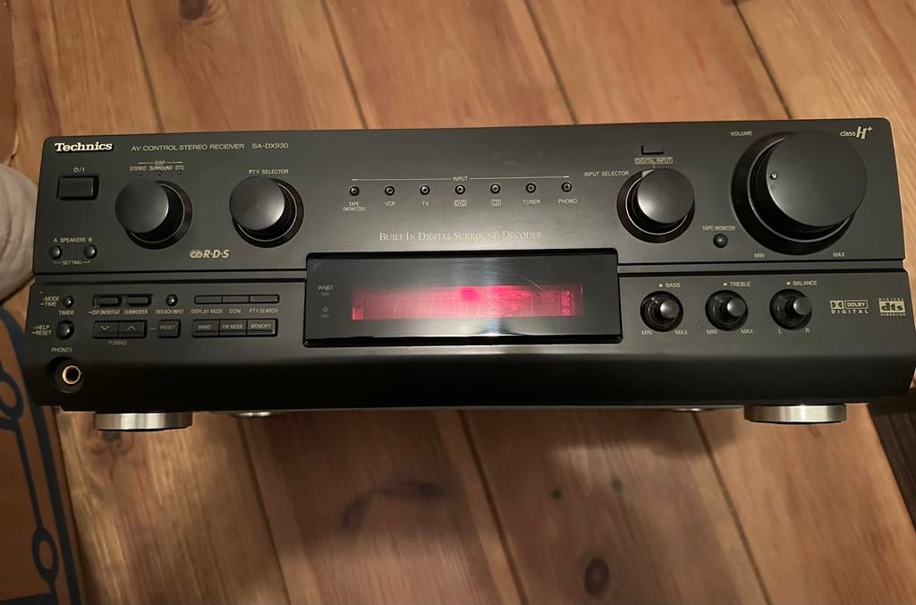 Technics SA-DX930 Stereo audio/video Receiver, Audio, Tv en Foto, Versterkers en Receivers, Ophalen, Zo goed als nieuw, 60 tot 120 watt