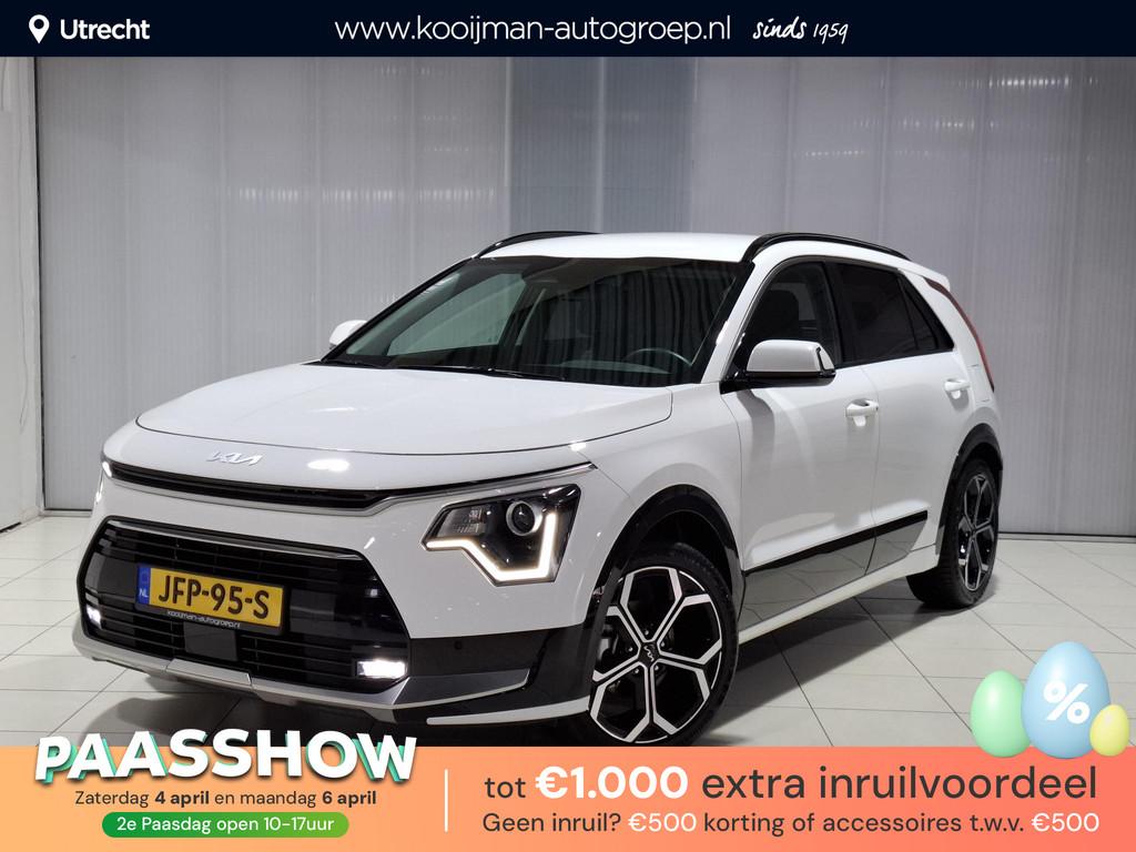 Kia Niro 1.6 GDi Hybrid DynamicLine 18 inch, Apple Carplay/A, 1374 kg, Stof, Gebruikt, Euro 6