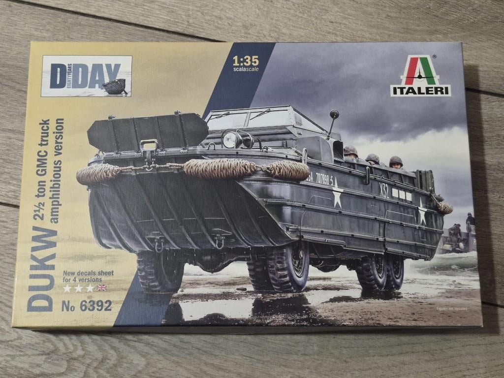 Italeri 6392 1:35 DUKW 2,5 ton GMC truck, Italeri, 1:32 tot 1:50, Nieuw, Ophalen of Verzenden