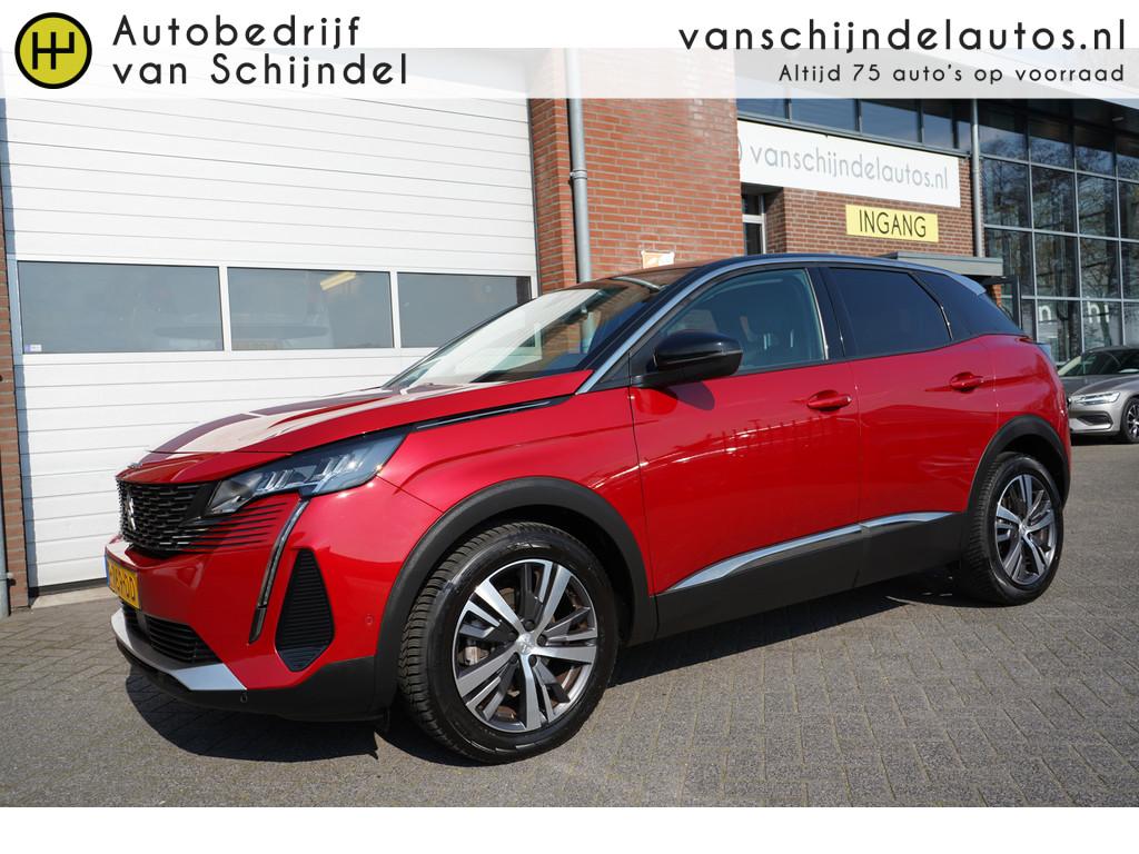 Peugeot 3008 1.2 PURETECH ALLURE PACK BUSINESS ORIGINEEL NL, Auto's, Peugeot, Voorwielaandrijving, Gebruikt, 1199 cc, Leder en Stof