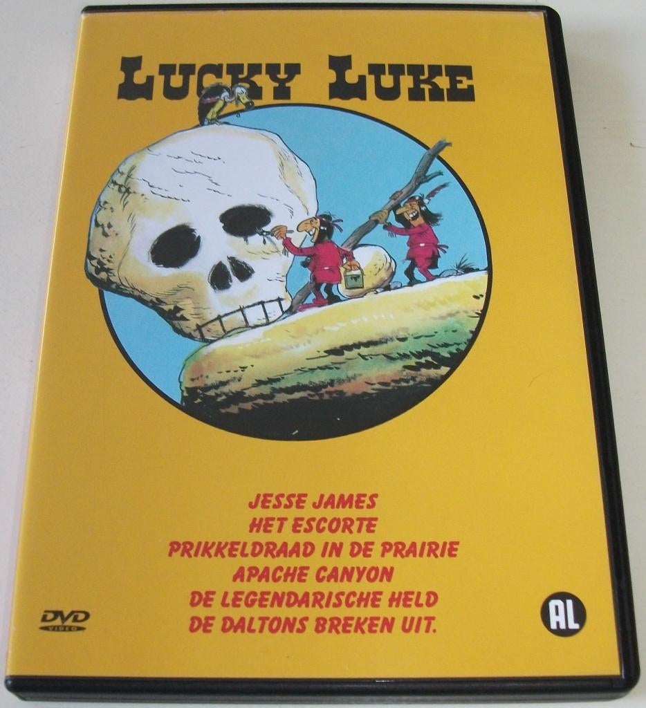 Dvd *** LUCKY LUKE *** Deel 4: Jesse James, Cd's en Dvd's, Dvd's | Tekenfilms en Animatie, Europees, Tekenfilm, Alle leeftijden