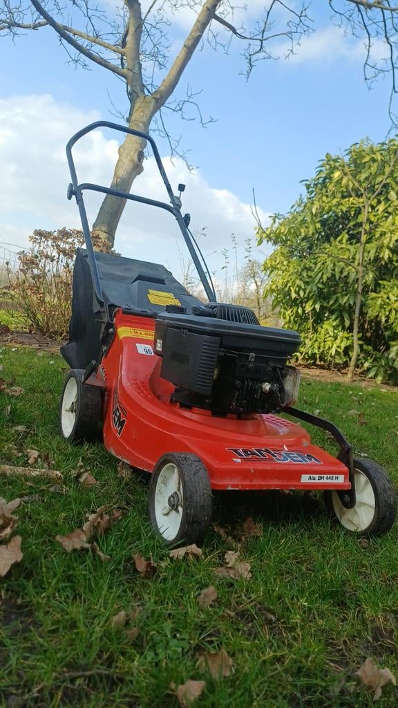 Tandem Benzine Grasmaaier - Briggs & Stratton 4HP, Ophalen, Cirkelmaaier, Gebruikt, 40 t/m 49 cm