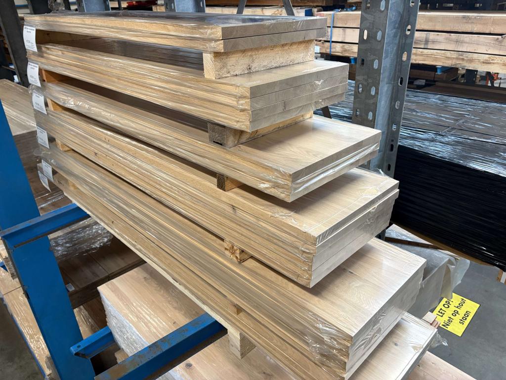 26MM Eiken timmerpaneel / meubelpanelen 80CM en 40CM breed, 25 tot 50 mm, Eiken, Nieuw, Ophalen of Verzenden
