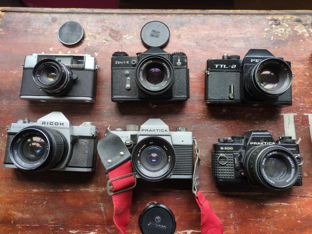 Vintage Spiegelreflexcamera's, Ophalen of Verzenden, Gebruikt, Spiegelreflex, Overige Merken