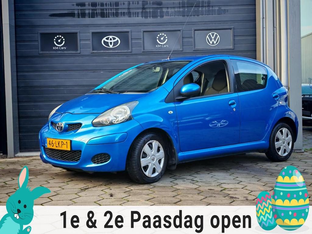 Toyota Aygo 1.0-12V Comfort - 1e Eigenaar - Airco - Lage km, Auto's, Stof, Gebruikt, Zwart, 68 pk