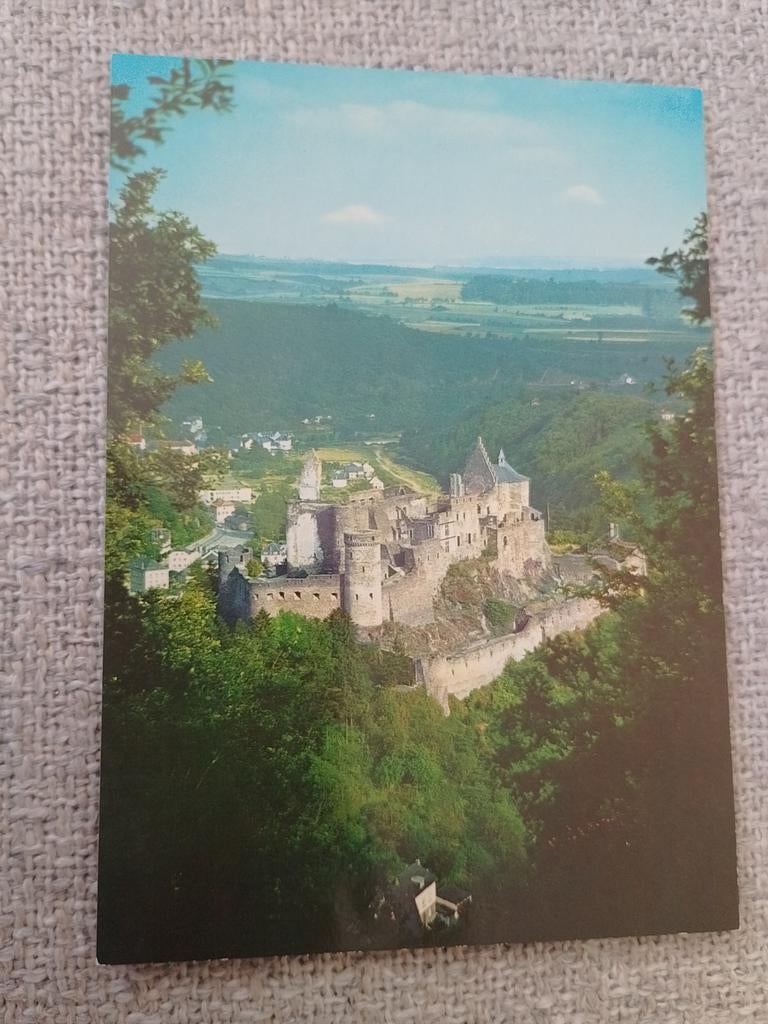 Vianden België, kasteel, Ophalen of Verzenden, 1960 tot 1980, Ongelopen, België en Luxemburg