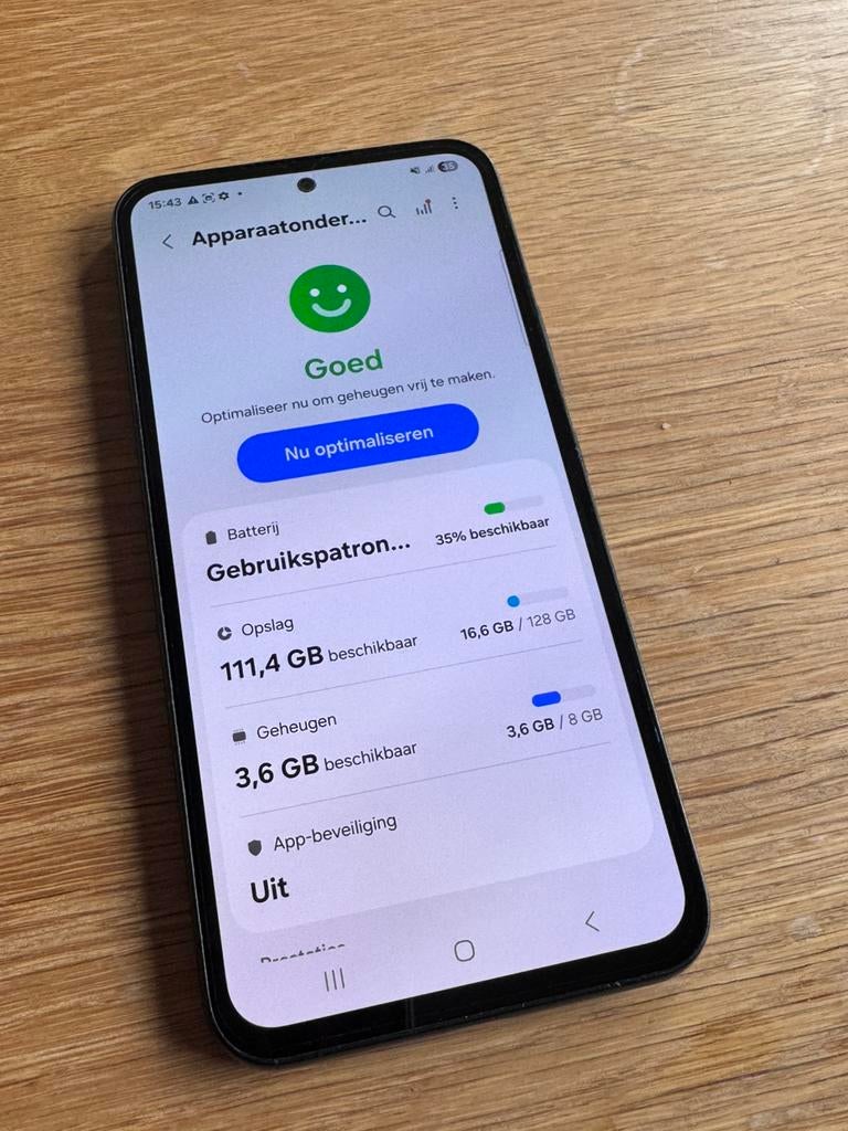 Samsung Galaxy A54 5G 128GB Zwart, Samsung, Zwart, Touchscreen, Ophalen of Verzenden