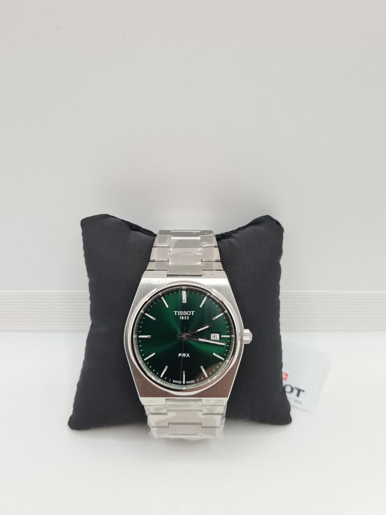 Tissot PRX Groen 40mm - Full Set / Ongedragen - Quartz, Overige merken, Staal, Staal, -