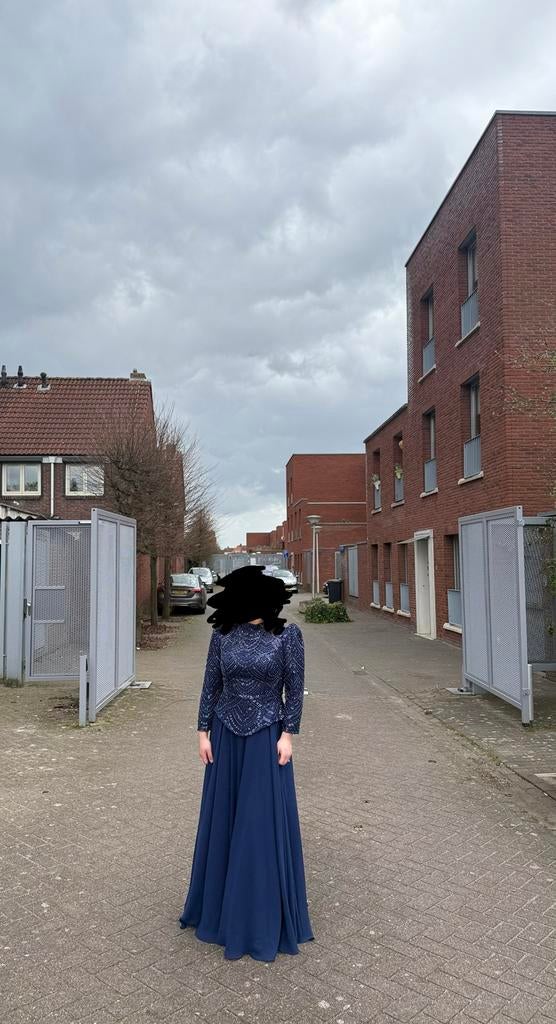 Jurk, Kleding | Dames, Jurken, Ophalen of Verzenden, Zo goed als nieuw, Maat 38/40 (M), Onder de knie