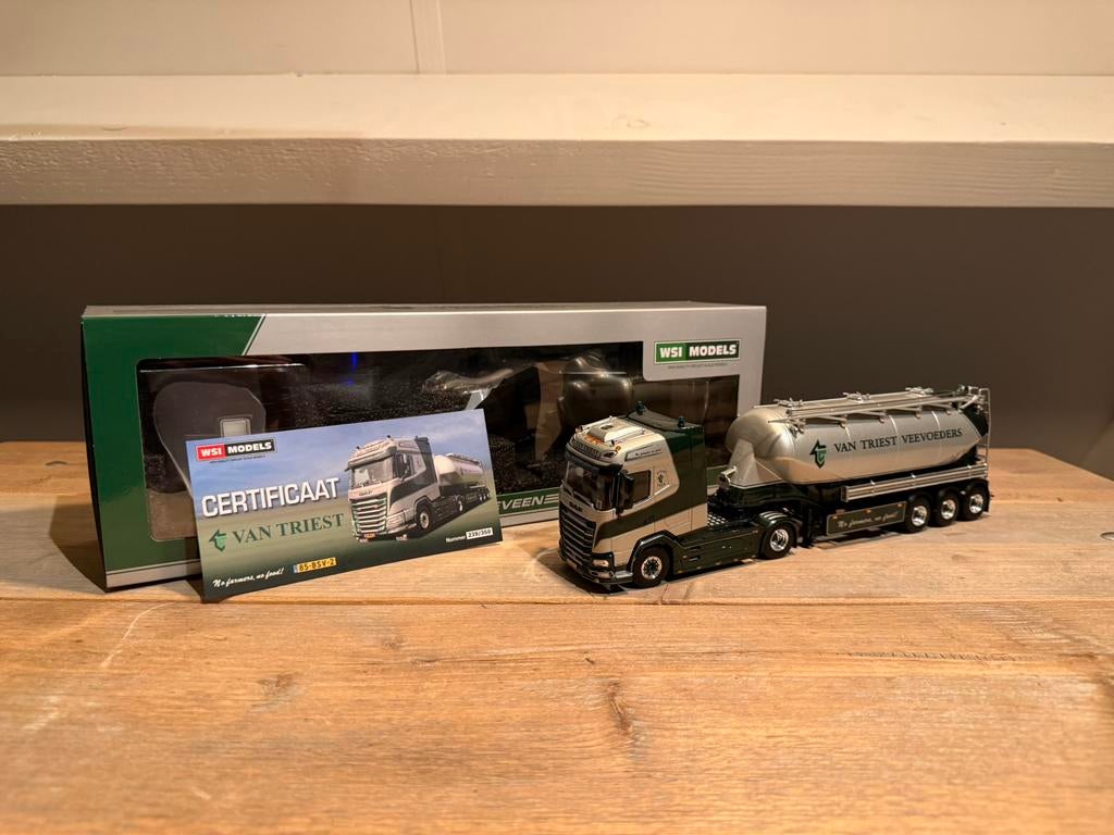 Van Triest DAF WSI, Hobby en Vrije tijd, Modelauto's | 1:50, Ophalen of Verzenden, Zo goed als nieuw, Bus of Vrachtwagen, Wsi