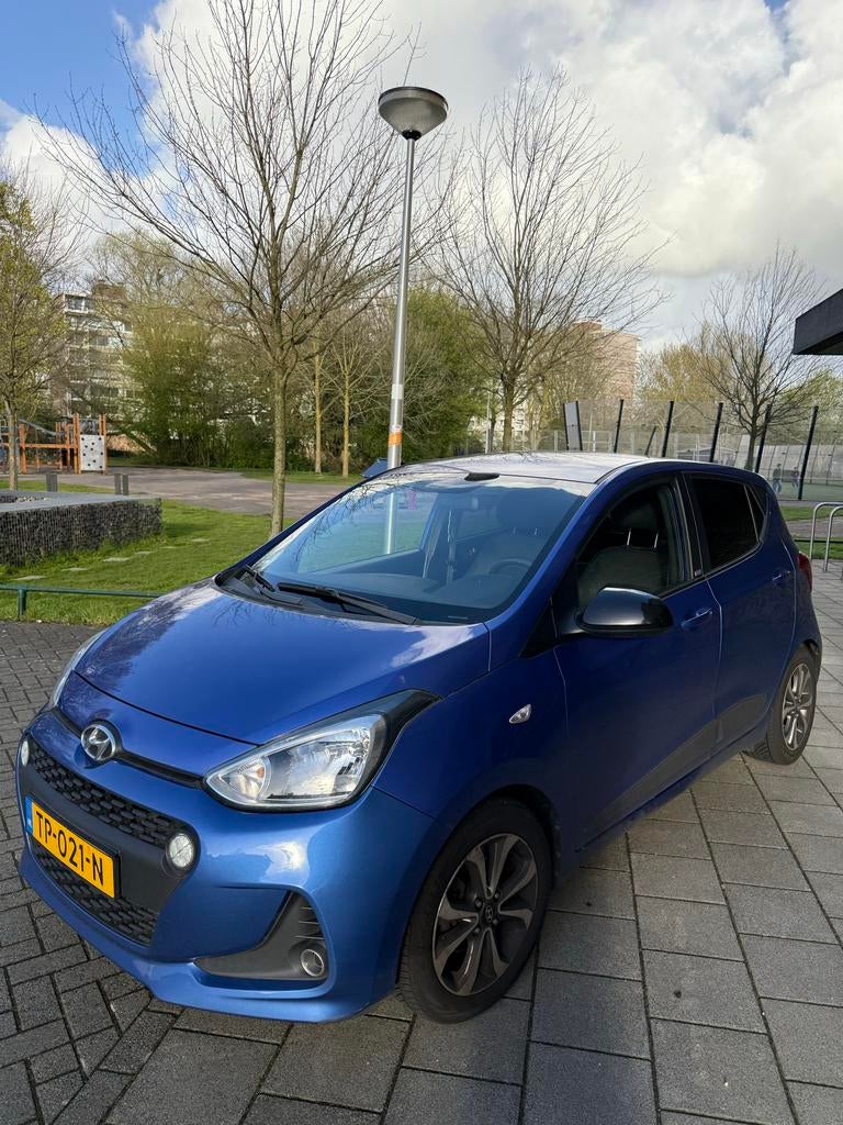 Hyundai i10 1.25 5-DR 2018 Blauw LPG PRINS, Voorwielaandrijving, 31 €/maand, 4 cilinders, Blauw