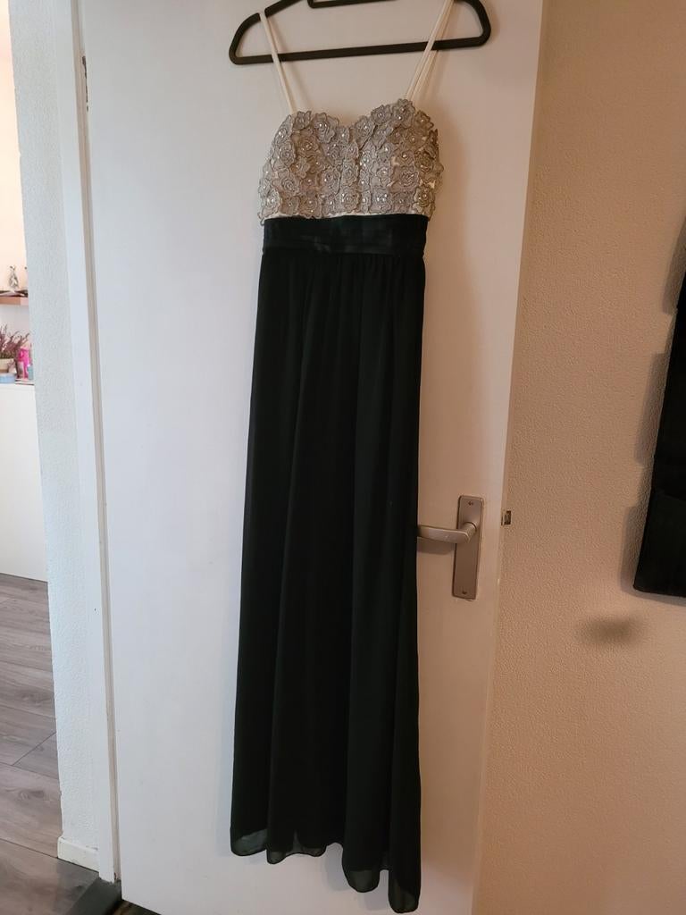 Long dress, Overige typen, Zwart, Zo goed als nieuw, Ophalen
