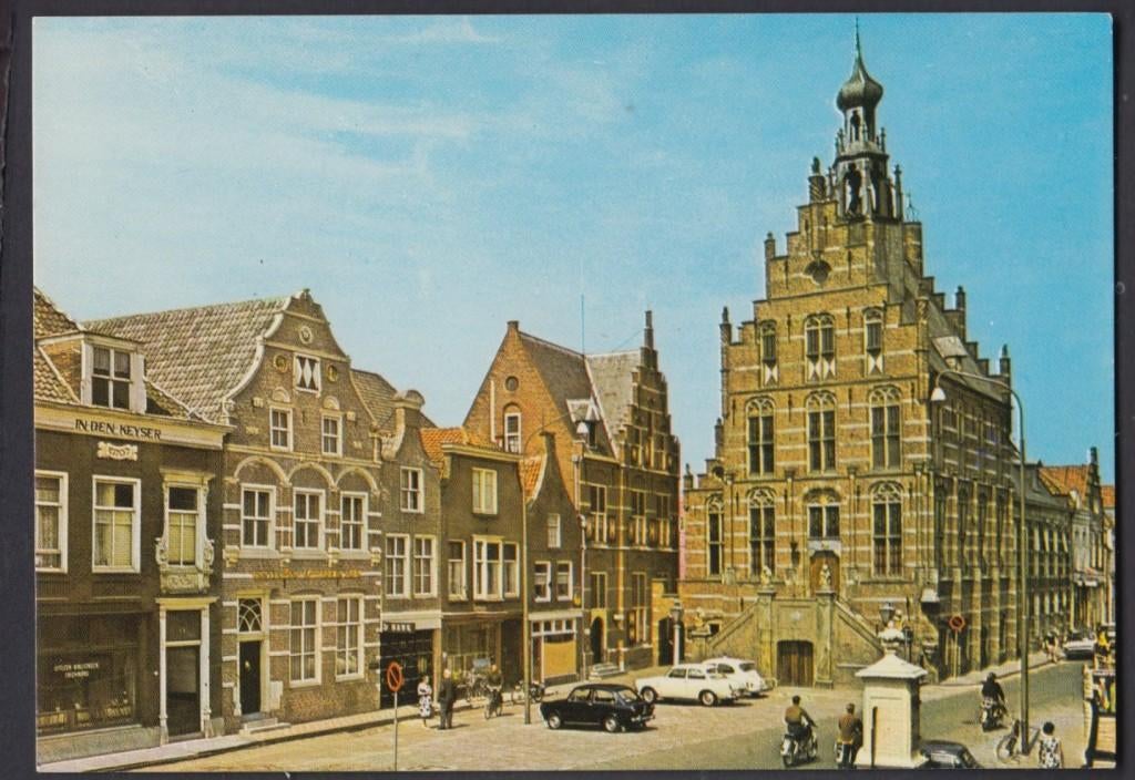 Culemborg Stadhuis 1984, Verzamelen, Ansichtkaarten | Nederland, Verzenden, 1980 tot heden, Ongelopen, Gelderland