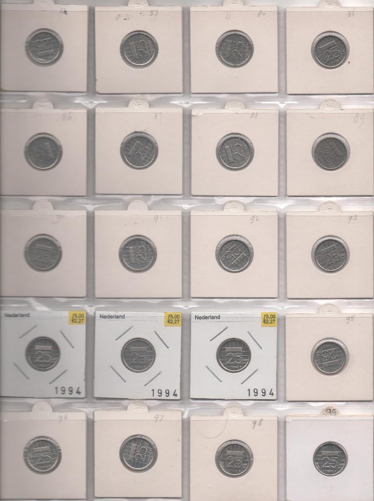 Kwartje Beatrix periode, Ophalen of Verzenden, Koningin Beatrix, 25 cent, Losse munt