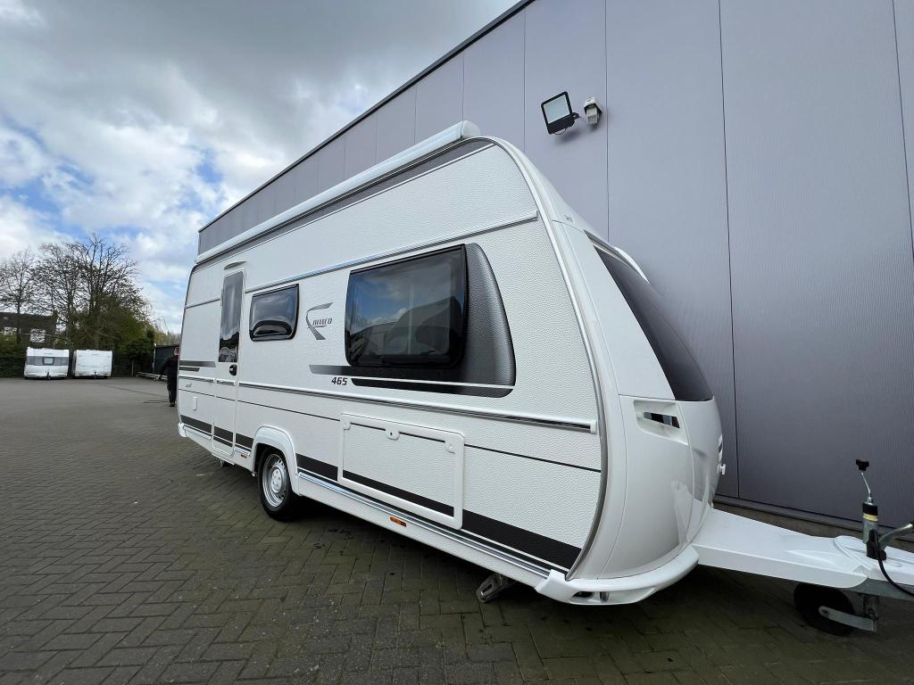 Fendt Bianco Activ 465 SGE, Caravans en Kamperen, Caravans, Tot en met 2, Bedrijf, Fendt, 5 tot 6 meter